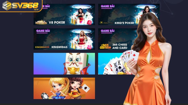Game bài SV368 sảnh chơi đẳng cấp